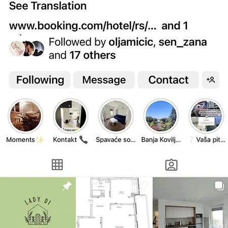 Διαμέρισμα Ladydi Banja Koviljača